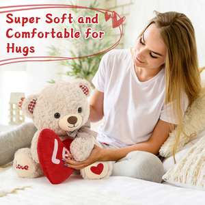 モリスモス17インチソフトコットン愛ぬいぐるみテディベアガールフレンド妻バレンタインデーギフト - Product Image 3