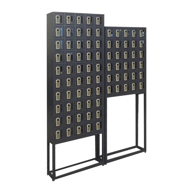 50-Door Combination Lock Mobile Cell Phone Multiple Chargers Charging Station Locker Cabinet With USB Cable