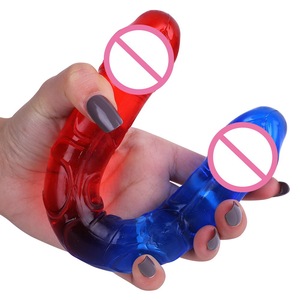 Nuevo Dildo Masajeador Doble para Mujeres, Juguete Sexual para Lesbianas, Resistente al Agua, Recargable por USB, 10 Velocidades - Product Image 1