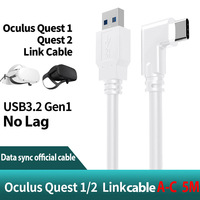 Charge haute vitesse 60W PD 5Gbps mate quest3 Pico4 lien USB type-c oculus VR USB 3.2 gen1 Type c câble pour câble de liaison VR