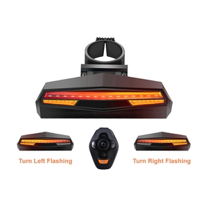 Đèn xi nhan báo rẽ phía sau xe đạp chống nước ABS 15 đèn LED 2 chùm sáng phụ kiện xe đạp đèn hậu - Product Image 1