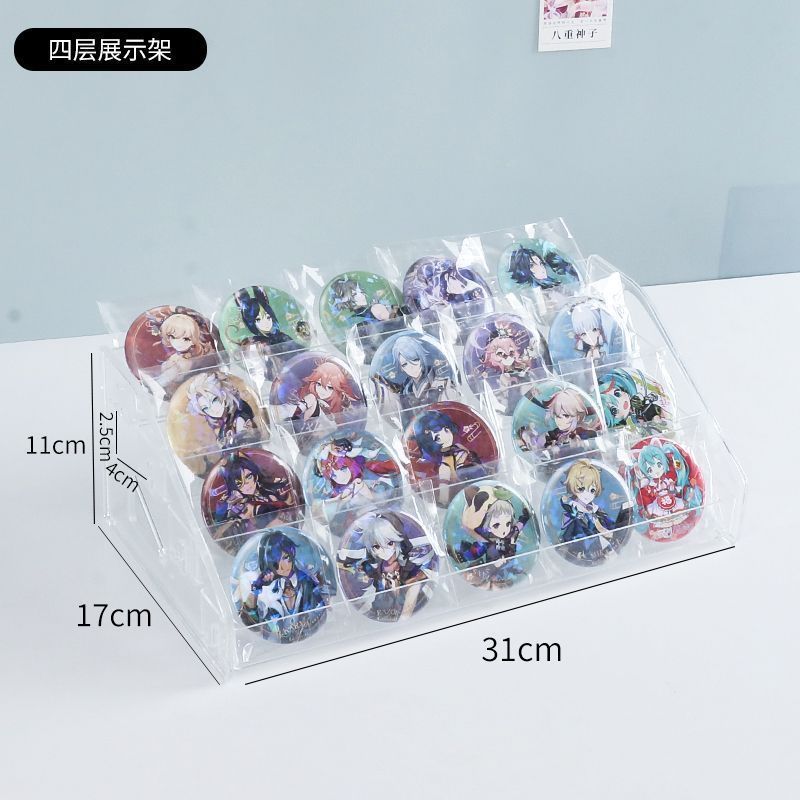 Four-tier storage rack [individual cardboard box]