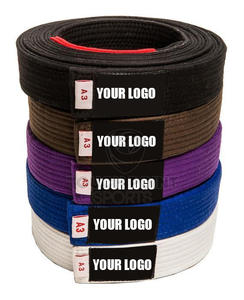 New Arrival 100% High Quality Cotton Karate <b>Belts</b> for Men Hot Selling Custom Color Martial Arts <b>Belts</b> for Taekwondo Jiu-Jitsu - Product Image 6