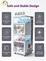 Distributeur automatique de capsules à double couche personnalisé, directement de l'usine, à monnayeur, pour aire de jeux intérieure