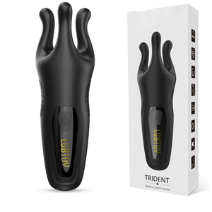 Nam masturbator Pusi đồ chơi glans huấn luyện viên 9 chế độ rung y tế Silicone IPX7 không thấm nước thiết kế di động cho sử dụng cá nhân - Product Image 1