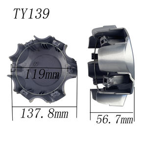 Cubierta de cubo central de rueda de coche, <span class=keywords><strong>tapacubos</strong></span> para <span class=keywords><strong>Toyota</strong></span> <span class=keywords><strong>Hilux</strong></span> Pick Up N25 N36 Fortuner N50, 4260B0K080 4260B0K081 - Product Image 5