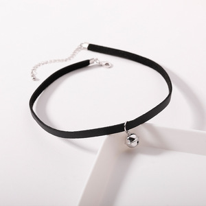 Bell Choker Necklace Zinc Alloy 10cm Or Less For Women Fashion Collarbone Chain - Product Image 3