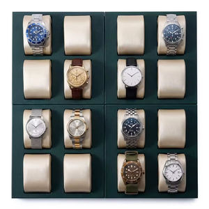 Présentoir de montres de mode, design OEM, plateau de présentation en cuir, accessoires de présentation de montres en PU de haute qualité - Product Image 5