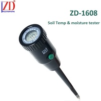 Testeur numérique portable 3-en-1 de pH, conductivité électrique (EC) et température du sol, humidité et fertilité des nutriments, avec écran LCD rétroéclairé et protection IP57, précision 0,2 pH