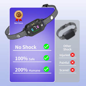 TAMANHO 7 Níveis Alta Sensibilidade Mini Parar Barking Training Bark Control Collar Sem Choque Inofensivo Vibração Segura Anti Bark Collar - Product Image 2