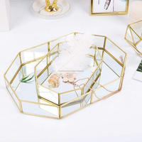 Miroir En Cristal Vanité Plateau