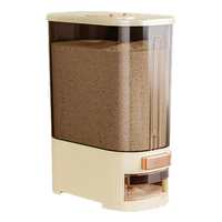 Boîte de Rangement à Riz En Gros de Qualité Alimentaire Anti-Humidité et Hermétique, Accessoire de Cuisine pour Céréales et Grains Divers