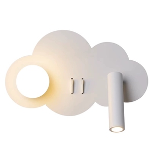 Lampe murale Cloud, style nordique, minimaliste, lampe de chevet moderne, lampe murale pour chambre d'enfant, garçon et fille - Product Image 6