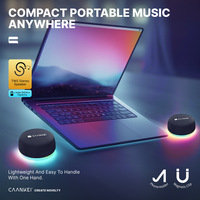 Subwoofer sans fil BT avec base, audio de bureau portable, grand volume, mini audio magnétique, haut-parleur compact et portable