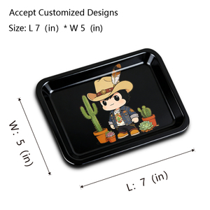 Bandeja Enrollable con Logotipo Personalizado, Tapa Magnética Resistente, Organizador de Metal para Almacenamiento y Servicio, Reutilizable, Muestra Gratis - Product Image 3