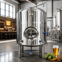 Équipement de brasserie de 2000 L, chaudière à vapeur à 3 cuves, système de brassage entièrement sanitaire