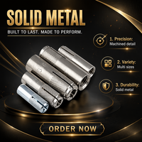 Stainless Steel Inner Expansion Anchor Bolt Sleeve Anchor M6-M20 Plain Finish Fastener for Concrete Fixing