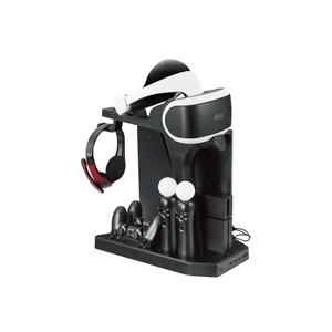 PSVR kontrolörleri ve <span class=keywords><strong>PS4</strong></span> kontrolörleri depolama için KJH çok fonksiyonlu şarj standı <span class=keywords><strong>PS4</strong></span>/<span class=keywords><strong>PS4</strong></span> Pro/<span class=keywords><strong>PS4</strong></span> ince konsol ile uyumlu - Product Image 2