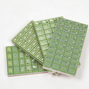 Juego de Mesa de Mahjong Profesional Personalizado, Tablero de Juego Divertido, Juego de Lujo Grabado, Fichas de Mahjong Americanas - Product Image 4