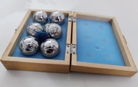 Jeu de pétanque miniature en acier Dia.30mm