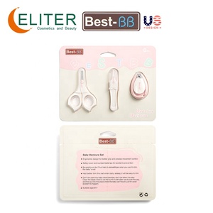 Eliter vendita calda In magazzino 3 In 1 rosa blu verde Babi Kit Manicure Set per la cura del bambino Kit per la cura del bambino Set Manicure per bambini - Product Image 6