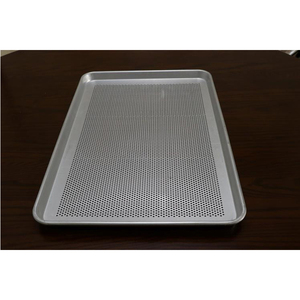 Lebensmittelqualität Aluminium-Metall perforiertes Backgeschirr Brot Kuchen Plätzchen Backplatte Pfanne <span class=keywords><strong>Filter</strong></span>-Tablett Trocknungspfanne