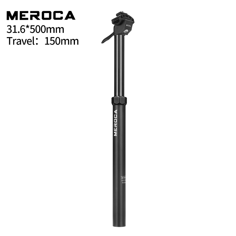 31.6*500mm (course 150mm) noir