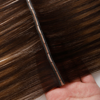 Extensions de cheveux humains Mariposa Remy - Extensions de cheveux à trame papillon double trame, cheveux naturels vierges invisibles