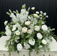Flores Artificiales de Seda para Boda, Estilo Moderno, Coloridas, Set de Bolas Florales al por Mayor, Tacto Real, Alta Calidad para Decoración