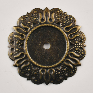 Corner Bracket Antique Bronze 49mm Round Drawer <b>Hardware</b> Gift Craft - Product Image 1