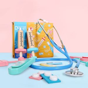 Educational Wooden Medical Pretend <b>Play</b> <b>Set</b> for 5-7 Years Old Kids <b>Doctor</b> Toys Kit - Product Image 1
