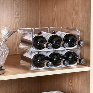 Soporte de Acrílico Transparente para Copas de Vino y Champán, <span class=keywords><strong>Estante</strong></span> de Exhibición para Botellas, Soporte de Plástico Acrílico para Copas de Vino - Product Image 2