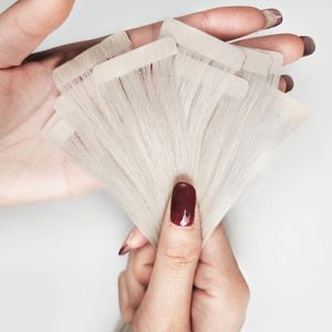 Extensiones de Cabello con Cinta Adhesiva Invisible, Cabello Remy con Cutícula, Doble Trama, 100% Cabello Humano Virgen Europeo, Todos los Colores, Larga Duración - Product Image 3