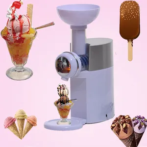 Elektrische OEM automatische Tiefkühlobst-Desserttmaschine 160 W Eismaschine Herstellung Schneegeismaschine Kostenlose Ersatzteile 300 160