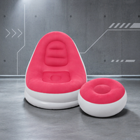 Fauteuil Gonflable Confortable et Léger avec Repose-Pieds pour Camping en Plein Air – Vente Directe Usine OEM