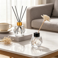 Bouteilles vides de diffuseur à bâtonnets d'arôme multi-facettes haut de gamme en gros pour huiles essentielles d'intérieur