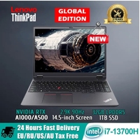 ThinkPad Laptop P16v, 2023 I7-13700H ke-13 RTX A500/RTX A1000 16G/32GB RAM + 512G/1TB SSD 16 inci layar sRGB 100%