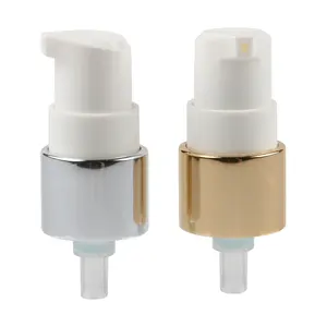 0.25CC 0.5CC Spring Outside Aluminium Clamp Lotion Pump With For Cosmetic Usage