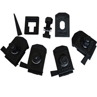 Sujetadores de Riel de Acero Soldado de Doble Perno de Buena Calidad, Clips Atornillados con Dimensiones Personalizadas, Marca FDS para Sujeción de Rieles