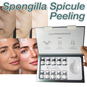 Peeling alle Alghe ad Alta Concentrazione 99%, Peeling <span class=keywords><strong>Bio</strong></span> alle Alghe Verdi, Peeling Viso alle Erbe, Rimozione Acne, Polvere Esfoliante con Spugne Spongilla - Product Image 1