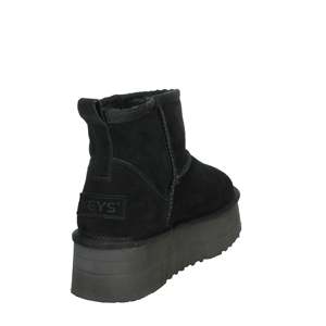 Botines de Mujer con Tacón Bajo K-10281 Negros, Altura del Tacón 37 - Product Image 3