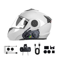 X3-V8 Su Geçirmez Kask Bluetooth İletişim Sistemi 5.1+5.4 Çipli 8 Kişilik Motosiklet İnterkom Grubu