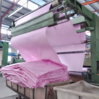 Différentes couleurs personnalisées 100% polyester tissu de drap de lit tissé teint uni