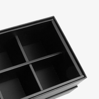 Boîte cadeau de luxe en carton noir imprimée sur mesure, écologique, recyclée, haut de gamme, robuste, pour chocolat et aliments, à prix compétitif