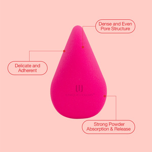 Éponge de maquillage douce sans latex personnalisée en gros pour fond de teint, utilisation humide et sèche, pour la vente au détail - Product Image 3