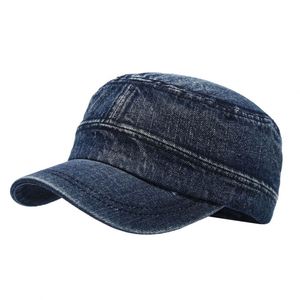 Gorra de Capitán Retro de Mezclilla Lavada, Simple, para Hombre y Mujer, Moda Urbana, Deportes al Aire Libre - Product Image 5