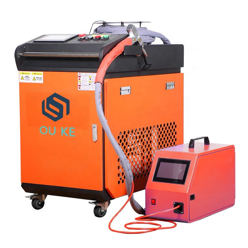 Ручной 1000W/200W/3000W волоконно-сварочный аппарат, новый 3-в-1, лазерная очистка, режущая сталь, металл, нержавеющая сталь, алюминий