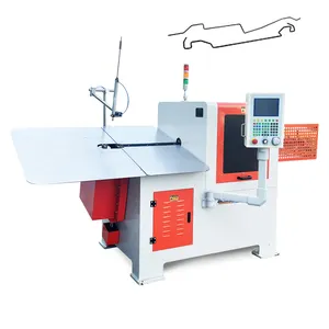 High evaluation ZX-3D-208 model 2mm-8mm automatic wire-turning 3d wire bending forming machine 3d wire bender