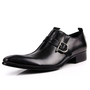 รองเท้าหนังแท้คุณภาพสูง ระบายอากาศได้ดี สำหรับผู้ชาย หัวแหลม สวมใส่ได้ทั้งลำลอง ธุรกิจ และงานทางการ สำหรับฤดูใบไม้ร่วง - Product Image 3