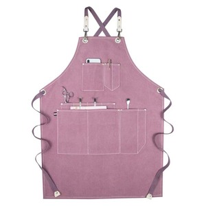 Biểu Tượng Tùy Chỉnh In Retro Phong Cách Denim Quần Áo Tạp Dề Cho Bức Tranh Thợ Cắt Tóc Barista Làm Móng Tay Bông Cho Làm Sạch - Product Image 3